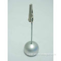 Smooth Aluminum ball shaped Memo Photo Note Holder